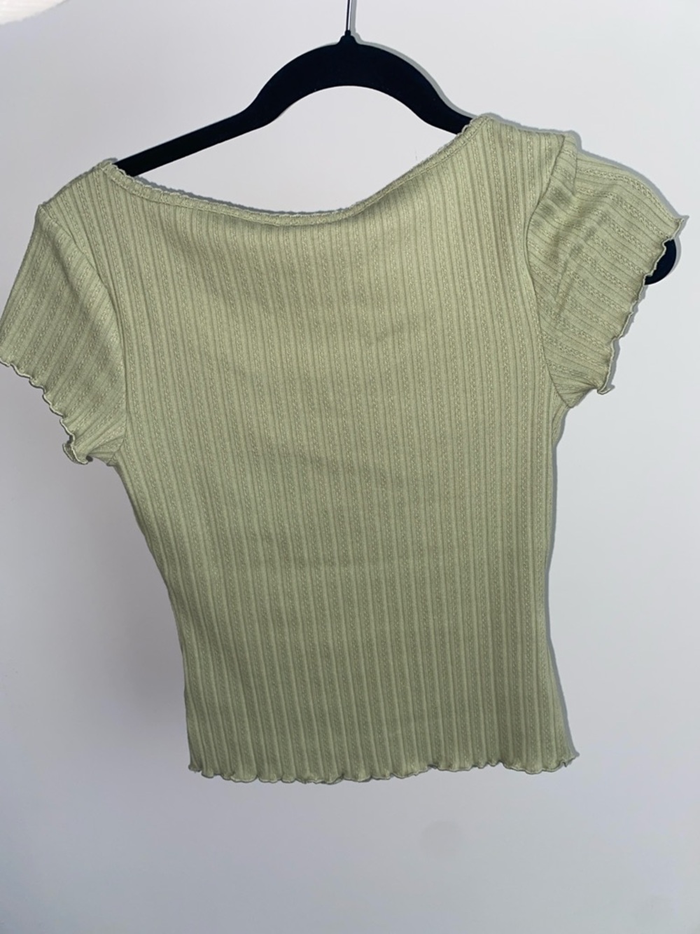 Universal Thread Sage Ribbed Scoop-Neck Top - Picture 2 of 5
